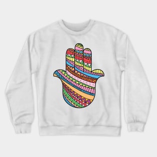 Hand Of Hamsa - Hand Of Fatima Crewneck Sweatshirt